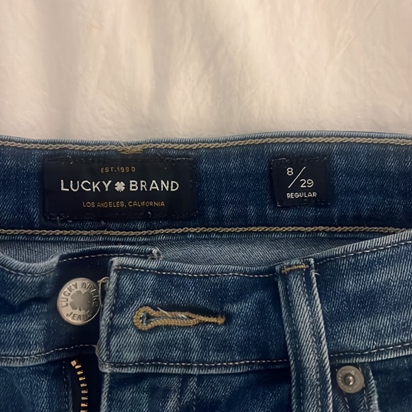 Lucky Brand distressed skinny jeans - Picture 2 of 3